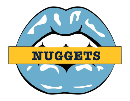 Denver Nuggets Lips Logo vinyl decal